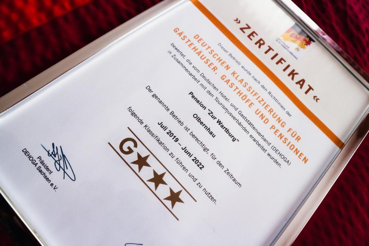 Pension Zur Wartburg Olbernhau Zewnętrze zdjęcie